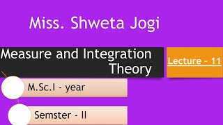 Lect 11 MIT Unit 2 Lebesgue Dominated Convergence Theorem by Shweta Jogi [upl. by Guinn]