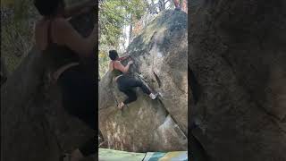 Mild Extinction  V5 Caples Lake Tahoe Bouldering [upl. by Aivatnuhs]