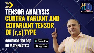 contravariant and covariant tensor of higher rank tensor of type rs tensor analysis by Hd sir [upl. by Koffler]