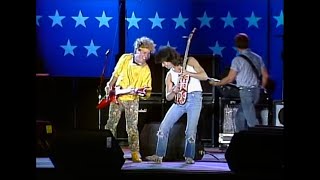 Sammy Hagar amp Eddie Van Halen  Rock and Roll Live at Farm Aid 1985 [upl. by Nnyleahs]