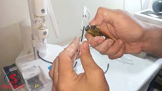 rimless eyeglasses ki fitting How to fit rimless eyeglasses star optical glass fitting [upl. by Adnema729]