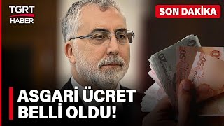 Milyonların Beklediği Asgari Ücret Belli Oldu Yüzde 49 Artışla 17 Bin 2 TL Oldu  TGRT Haber [upl. by Sansen]