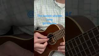 How to play the easiest ukulele song shortninbread easybeginnerukulele TBDguitar [upl. by Eelrahs]