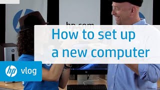 Set Up a New Computer HP How To For You  HP Computers  HP Support [upl. by Torrey229]