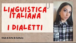 Linguistica Italiana I DIALETTI [upl. by Lillie]