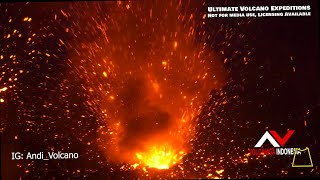 Raung Volcano erupting Indonesia [upl. by Temirf]