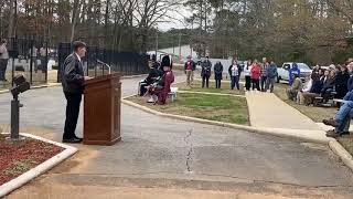 Fort McClellan Military Cemetery  Wreaths Across America  121722 [upl. by Nitsirhc]