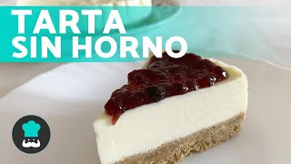 Tarta de queso SIN HORNO 🥣 Receta FÁCIL con gelatina [upl. by Staten]