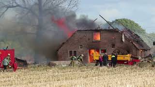 20231021 Brand woning Bennekomsekade Bennekom [upl. by Barde699]