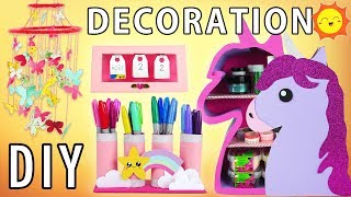 DECORE TA CHAMBRE DIY 6 IDEES FACILES [upl. by Nerej]