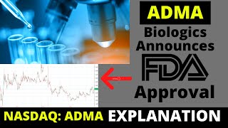 ADMA Biologics Stock Climbs  FDA Approval And Explanation  Daily Trends [upl. by Htebizile]