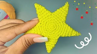 ⭐ Estrella para Árbol de Navidad 🎄 a Crochet – Tutorial Paso a Paso 🎄⭐ [upl. by Inanaup]