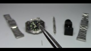 How to size a Seiko or any Pin and Collar Bracelet Watch and Learn 15 [upl. by Eisnil750]