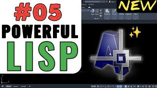 quot05 Powerful AutoCAD LISP Routines  CAD Tutorialsquot [upl. by Efrem]