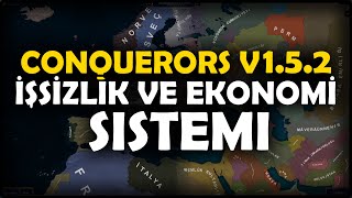 YENİ ÖZELLİK İŞSİZLİK VE EKONOMİ  Conquerors v152  Age of History 2 [upl. by Gothurd]