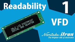 Noritake VFD Readability Part 1  Viewing Angle [upl. by Joane]