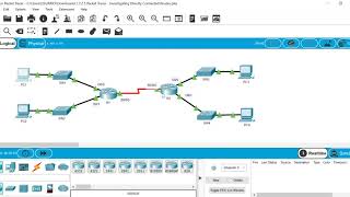 1325 Packet Tracer investigación de rutas conectadas directamente [upl. by Reklaw987]