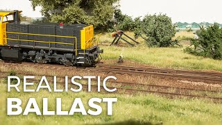 Modelling realistic ballast  model scenery tutorial 1 [upl. by Alverta911]