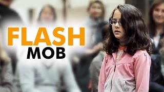 AMAZING  Flash Mob  Started by one little girl  Ode to Joy [upl. by Aluk]