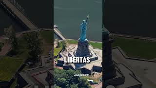 ESTATUA DA LIBERDADE um símbolo de liberdade e democracia curiosidades turismoviajes [upl. by Ielirol]