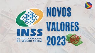 TABELA DO INSS 2023 ATUALIZADA Confira valores do NOVO TETO para APOSENTADORIAS E PENSÕES [upl. by Neffirg687]