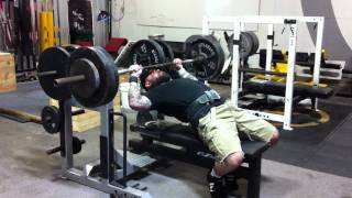 Jim Wendler  Post Accident Bench Press [upl. by Karie746]