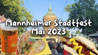 Mannheimer Stadtfest 2023  Exchange Student at Mannheim University 🇩🇪 [upl. by Palila]