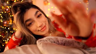 ASMR • Cozy Girlfriend Cuddles You To Sleep💗💤 affirmations face touching hair play [upl. by Doley]