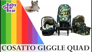 Cosatto Giggle Quad 3in1  Stroller  Full review  2020 [upl. by Liamsi725]