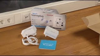 Unboxing e installazione di Sitecom LN555 WiFi Homeplug Dualpack  ITALIANO [upl. by Hpotsirhc724]