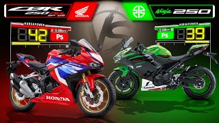 2022 Honda CBR250RR QS SP vs Kawasaki Ninja 250 ┃ Best of 250cc Sportbikes [upl. by Waechter868]