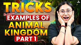 Tricks to Remember Animal Kingdom Example  Non Chordates Examples Tricks  Bharti Singh [upl. by Nirad859]