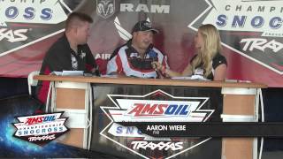 Aaron Wiebe from FXR  Haydays 2013  Amsoil Championship Snocross [upl. by Mitzie268]