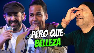 DEBES VER ESTA BELLEZA  JUAN LUIS GUERRA Ft ROMEO SANTOS Analizando Su canto En Vivo [upl. by Myrwyn]