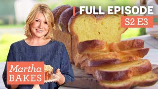 Martha Stewart Bakes Brioche Bread 4 Ways  Martha Bakes S2E3 quotBriochequot [upl. by Geri]