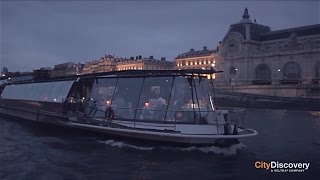 Paris Seine River Dinner Cruise with Bateaux Parisiens [upl. by Aldin956]