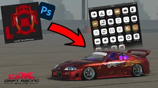 How to import a livery made in Photoshop into Car X Drift Racing Online [upl. by Georgeanne]