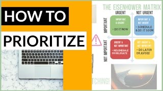 How to Prioritize Tasks Effectively GET THINGS DONE ✔ [upl. by Eyla]