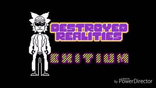 Destroyed realities  exitium remix AU of undertale [upl. by Barthol]