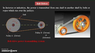 Belajar Elemen mesin Belt amp Pulley part 1 [upl. by Eppillihp]