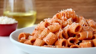 Quick and Easy Vodka Pasta Sauce Recipe [upl. by Ynots]