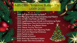 ABSCBN Christmas Station IDs 20092021 🎄🎄 [upl. by Nnaitsirk]