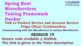 Spring Boot Microservices Feign client demo inter communication between Microservices  Session 19 [upl. by Aceissej643]