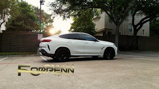 2021 BMW X6 M50i Wrapped in stealth PPF FORRENNWRAPS [upl. by Enelrad]