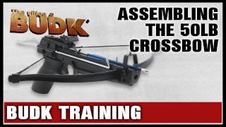 BudK Training  How to Assemble the 50LB Crossbow [upl. by Ecirb]