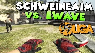 CSGO  SCHWEINEAIM vs eWAVE  99Damage Liga Division 37 Spiel 04 [upl. by Echo979]