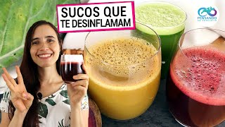 3 SUCOS QUE DESINFLAMAM SEU CORPO SUPER ANTIINFLAMATÓRIOS TE ENSINO OS SEGREDOS [upl. by Dazraf463]