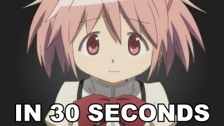 Madoka Magica In 30 Seconds Abridged OneShot [upl. by Xirdnek]