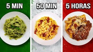 5 Min vs 50 Min vs 5 Horas Pasta ¿Cual eliges tu [upl. by Treblihp]