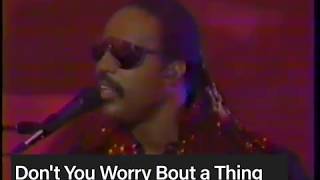 Stevie Wonder  quotDont You Worry Bout a Thingquot live in Detroit [upl. by Laehplar206]